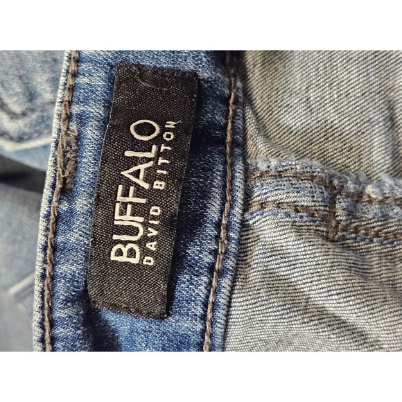 ALK Women's Size 8 Buffalo David Bitton Aubrey Denim Blue Jeans Pants Stretchy - Picture 3 of 6